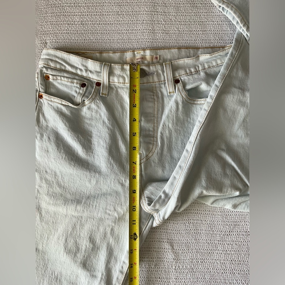 Levi's Blue Straight Leg Jeans Vintage-Inspired Classic - Picture 9 of 11